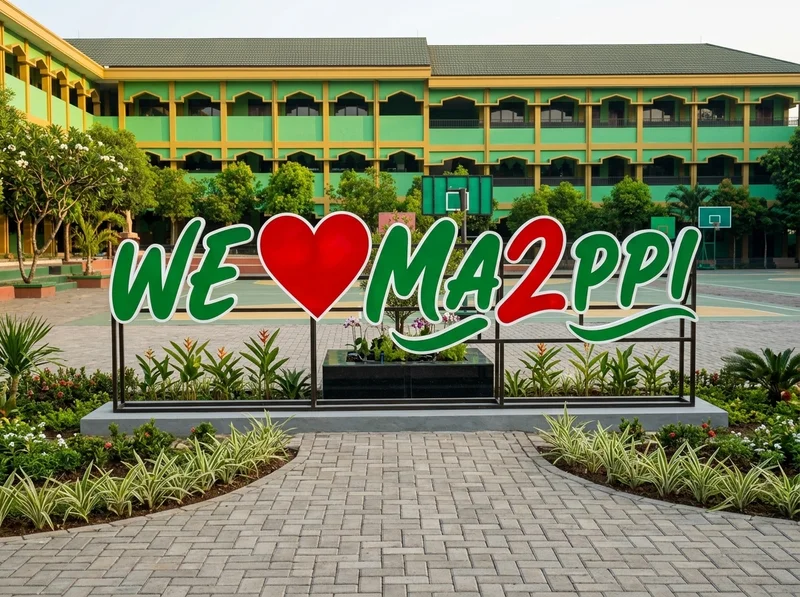 Huruf Timbul Akrilik We Love MA2PPI
