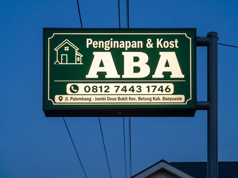 Neon Box Penginapan dan Kost ABA